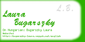 laura bugarszky business card